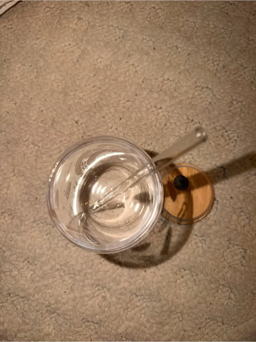 Colorful Teacher-Themed Glass Tumbler with Straw
